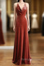 Simple V Neck Velvet Prom Dress Mermaid Long Wedding Guest Dresses