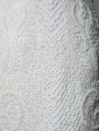 Simple Wedding Dresses Lace V Neck Sleeveless Lace Mermaid Bridal Dress With Train