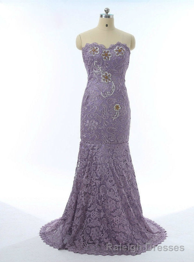 Element Mermaid Lace Prom Dresses Floor Length Froaml Prom Dress Main image