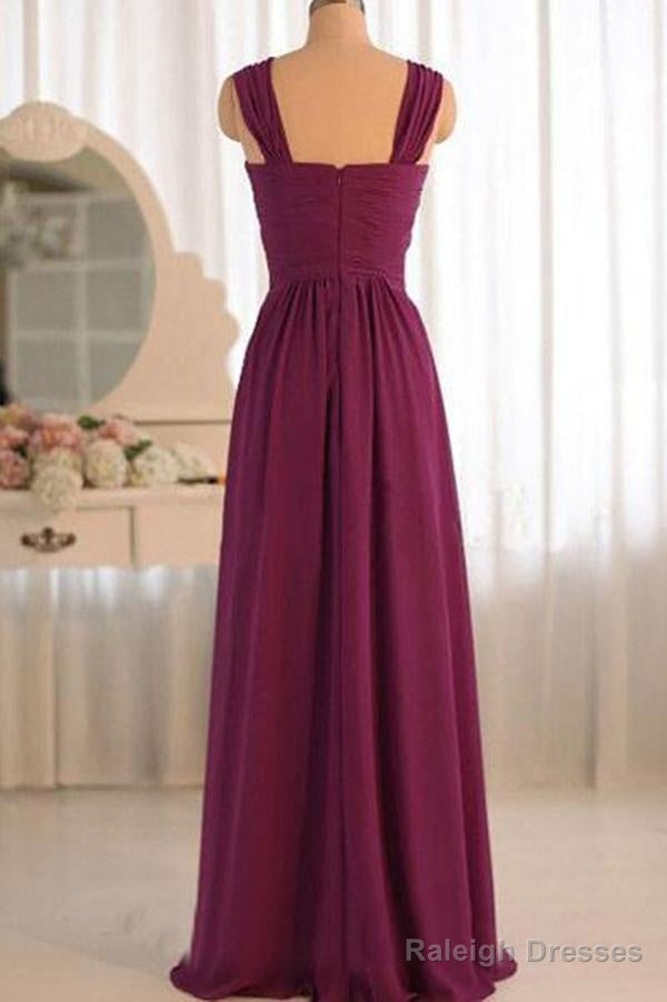 Sleeveless Chiffon Floor-Length Bridesmaids Dress