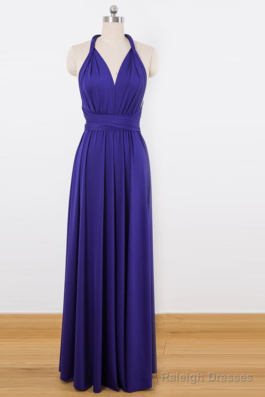 Sleeveless Long Convertible Bridesmaids Dresses