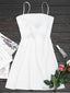 Sleeveless Spaghetti Mini A-Line Short Homecoming Dresses