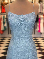 Baby Blue Mermaid Prom Dress | Stock In USA