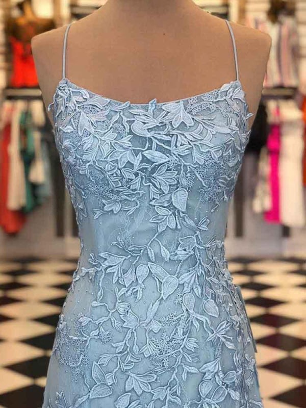 Baby Blue Mermaid Prom Dress | Stock In USA
