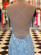 Baby Blue Mermaid Prom Dress | Stock In USA