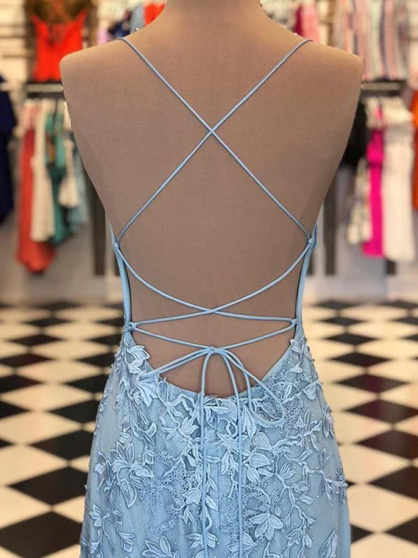 Baby Blue Mermaid Prom Dress | Stock In USA