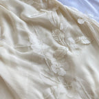 Yellow Exquisite Beaded Spaghetti Strap A-Line Chiffon Long Evening Gown Ball Gown