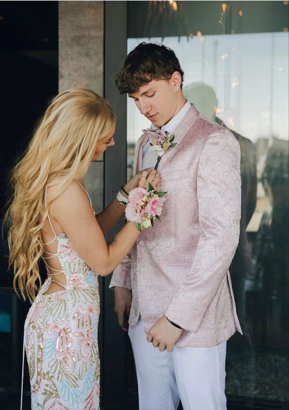 White Gorgeous Shiny Exquisite Beaded Spaghetti Strap Sequined Backless Long Chiffon Ball Gowns Prom Dresses Prom Gowns Holiday Prom Dresses