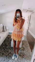 Spaghetti Straps Chiffon Lace Homecoming Dress Mini Prom Dresses