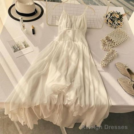 Spaghetti Straps Chiffon Prom Dress Main image