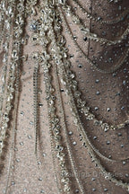 Spaghetti Straps Mermaid Beading Satin Prom Dresses Long Rhinestone Prom Dresses