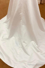 Spaghetti Straps Open Back A-Line Wedding Dresses