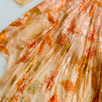 Spaghetti Straps Orange A-Line Dresses Prom Dresses