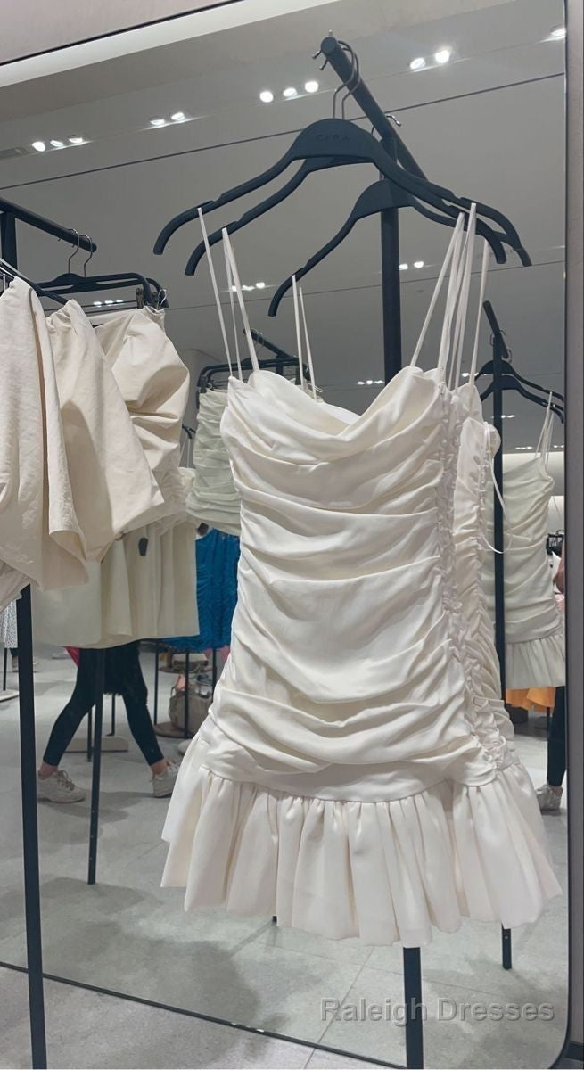 Spaghetti Straps Short Prom Dress Homecoming Dress Main image