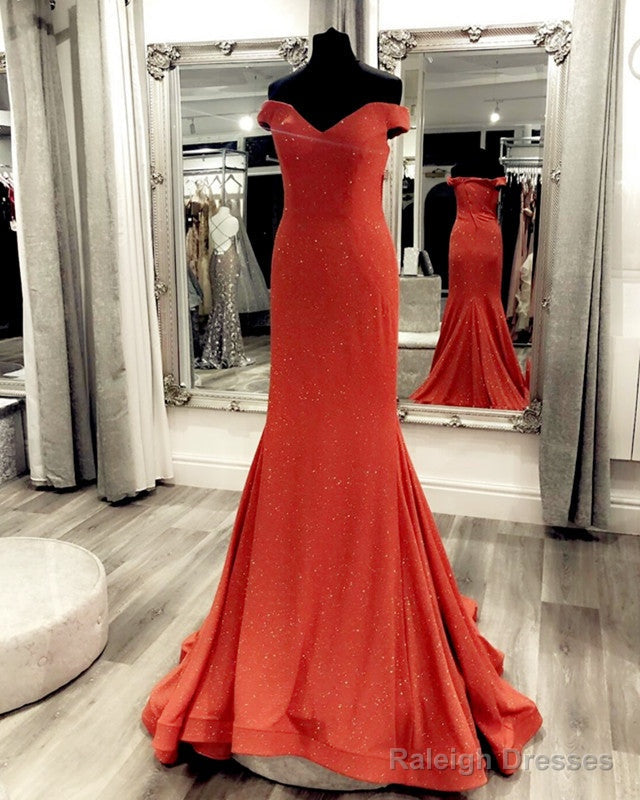 Sparkle Mermaid Off The Shoulder Prom Dresses Secondary image