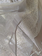 Sparkling A-Line Strap Sequined Tassel Tulle Long Formal Prom Dress