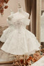 Sparkly A-Line Short Cocktail Dress White Sequin 18Th Birthday Outfits