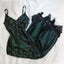 Sparkly A-Line Spaghetti Straps Dark Green Long Prom Dresses