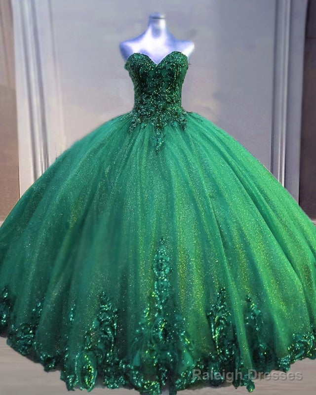 Sparkly Quinceanera Dresses Ball Gown Sweetheart Embroidery Secondary image