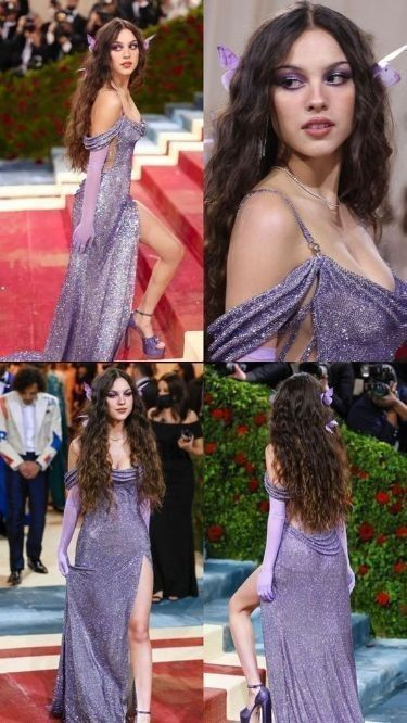 Sparkly Sequins Spaghetti Straps Sequin Side Slit Prom Dresses