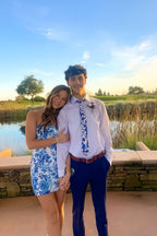 Spring Fling Dresses, Strapless Floral Print Homecoming Dress, Mini Party Dresses