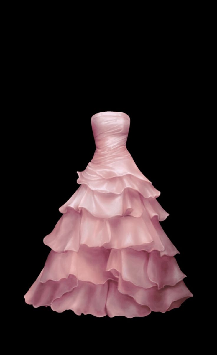 Strapless A-Line Ruffle Prom Dresses Long Layered Wedding Dresses