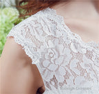 Strapless Appliques Lace Train Wedding Dresses With Crystals