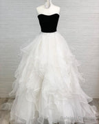 Strapless Long Prom Dresses,Formal Dresses,Dance Dress