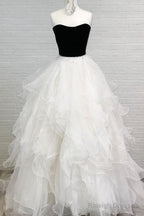 Strapless Long Prom Dresses,Formal Dresses,Dance Dress