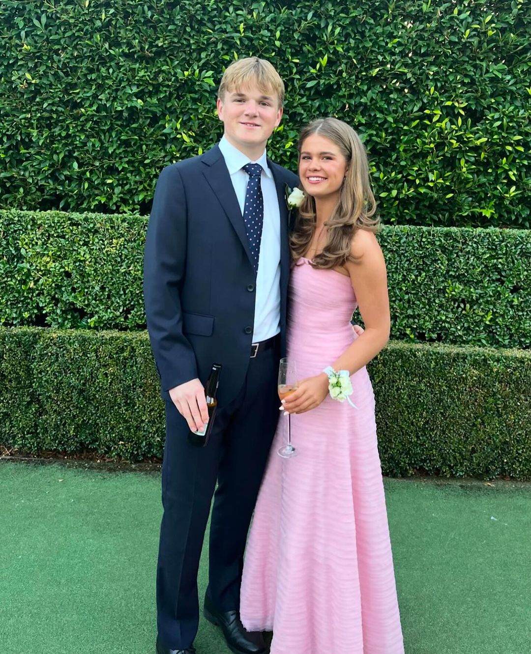 Strapless Pink Prom Dresses Long Prom Gowns
