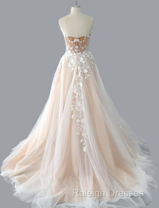 Strapless Tulle/Lace Wedding Dress Secondary image