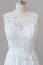 Straps Lace A-line Boho Wedding Dress