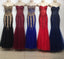 Stunning Beading Sweetheart Bodice Corset Mermaid Evening Dresses Pageant Gowns