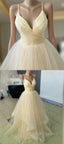 Stunning Champagne Color Wedding Dress Prom Dresses For Wedding Party