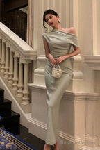 Stunning Mermaid Off The Shoulder Light Green Date Night Dresses Prom Dress Birthday Outfit