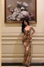 Stunning Mermaid Spaghetti Straps Floral Ruffles Prom Dress Long Birthday Outfit