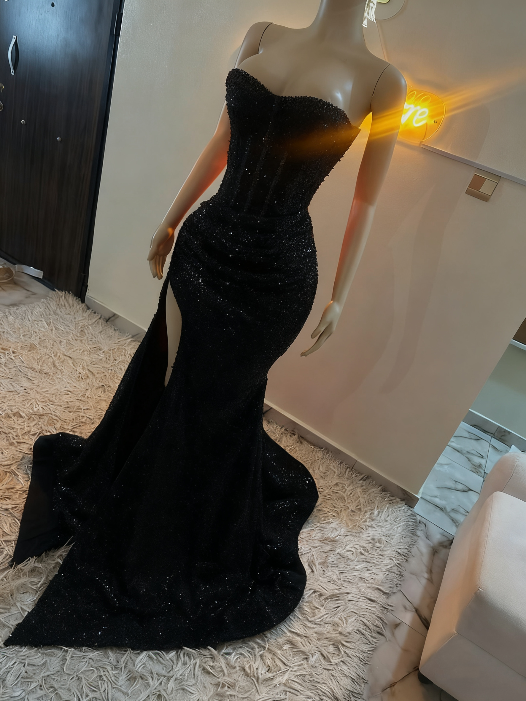Stunning Mermaid Sweetheart Red Slit Sequin Prom Dress Inspiration Prom Dresses Princess Graduation Dresses