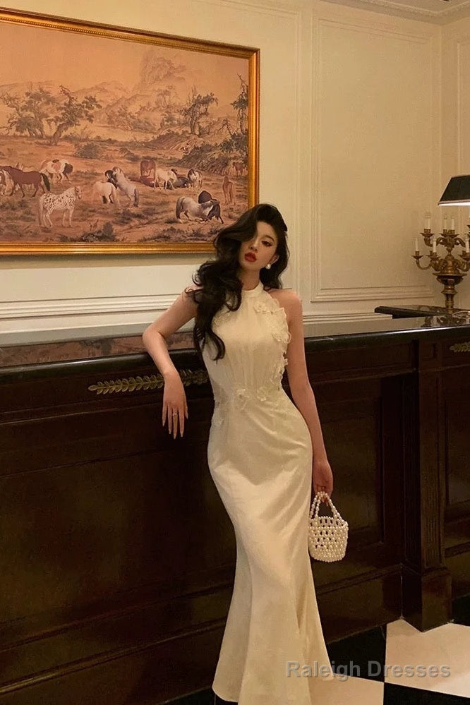 Stunning Sheath Jewel Neckline White Pleated Prom Dresses Birthday Outfit