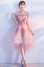 Stylish Pink Off The Shoulder Homecoming Dresses Lovely Pink Prom Dresses