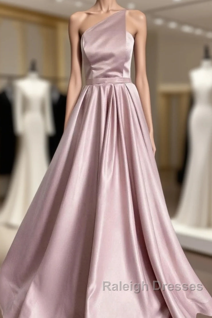 Stylish Satin Prom Dresses Long Strapless Main image
