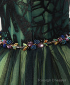 Stylish Tulle Lace Short Prom Dress, Cute Lace Prom Dress