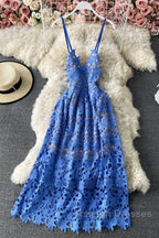 Stylish V Neck Lace Dress A Line Party Dress Long Prom Dress,Sexy Party Dresses