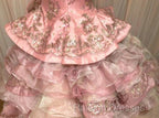 Sweet A-Line Strapless Satin Tulle Sequined Wedding Dress Beaded Diamond Long Ball Gowns