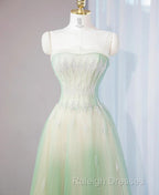 Sweet Fairy Style Ball Gown For Birthday&Quinceanera-Sparkling Diamond A-Line Tulle Prom Dresses