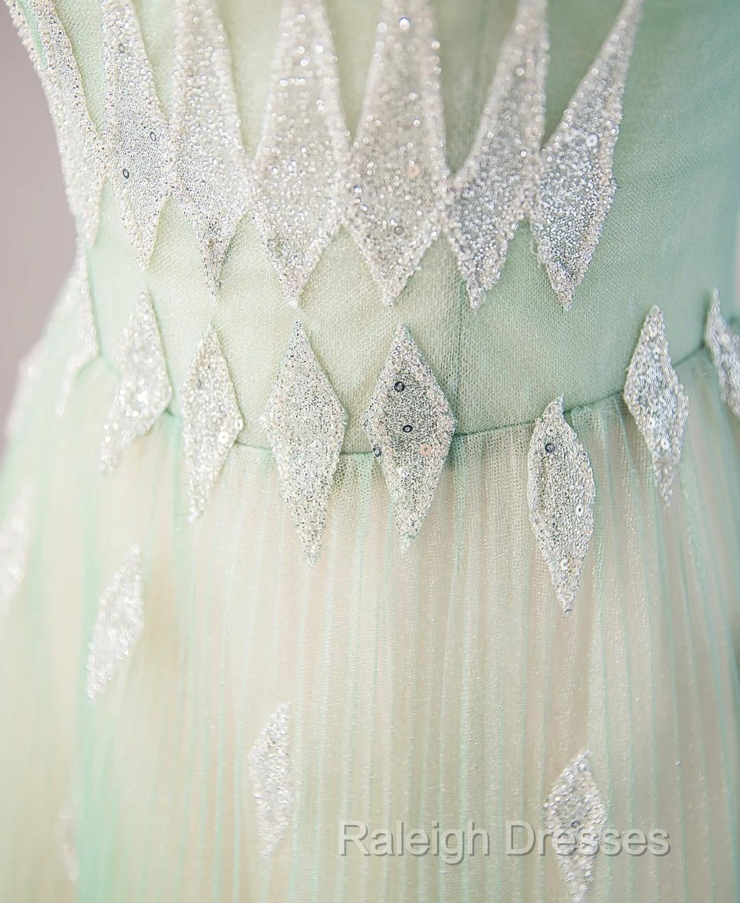 Sweet Fairy Style Ball Gown For Birthday&Quinceanera-Sparkling Diamond A-Line Tulle Prom Dresses