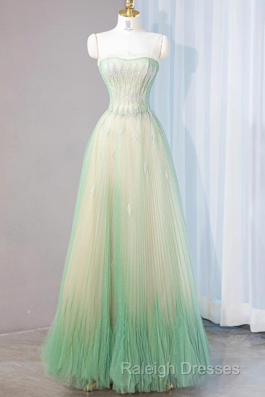 Sweet Fairy Style Ball Gown For Birthday&Quinceanera-Sparkling Diamond A-Line Tulle Prom Dresses