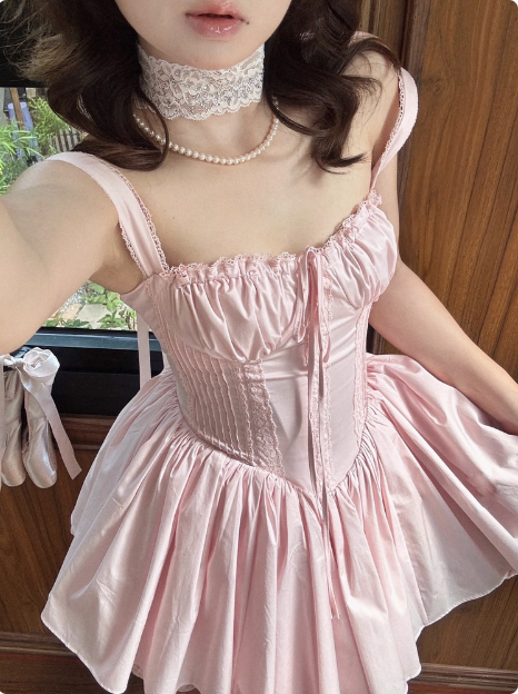 Sweet Fishbone Suspender Princess Birthday Tutu Homecoming Dress Secondary image