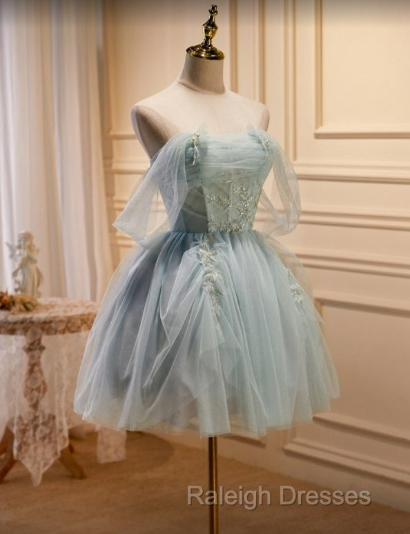 Sweet Light Green Tulle Homecoming Dress Secondary image