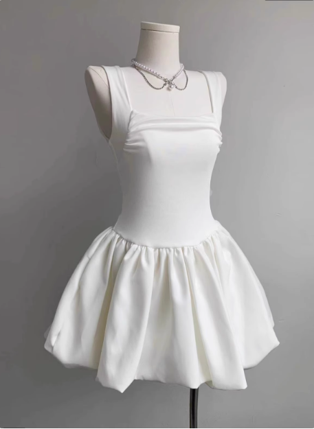 Sweet Square Neck Sleeveless Waist Ballet Puffy Birthday Tutu Homecoming Dress