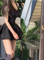 Sweet Square Neck Sleeveless Waist Ballet Puffy Birthday Tutu Homecoming Dress